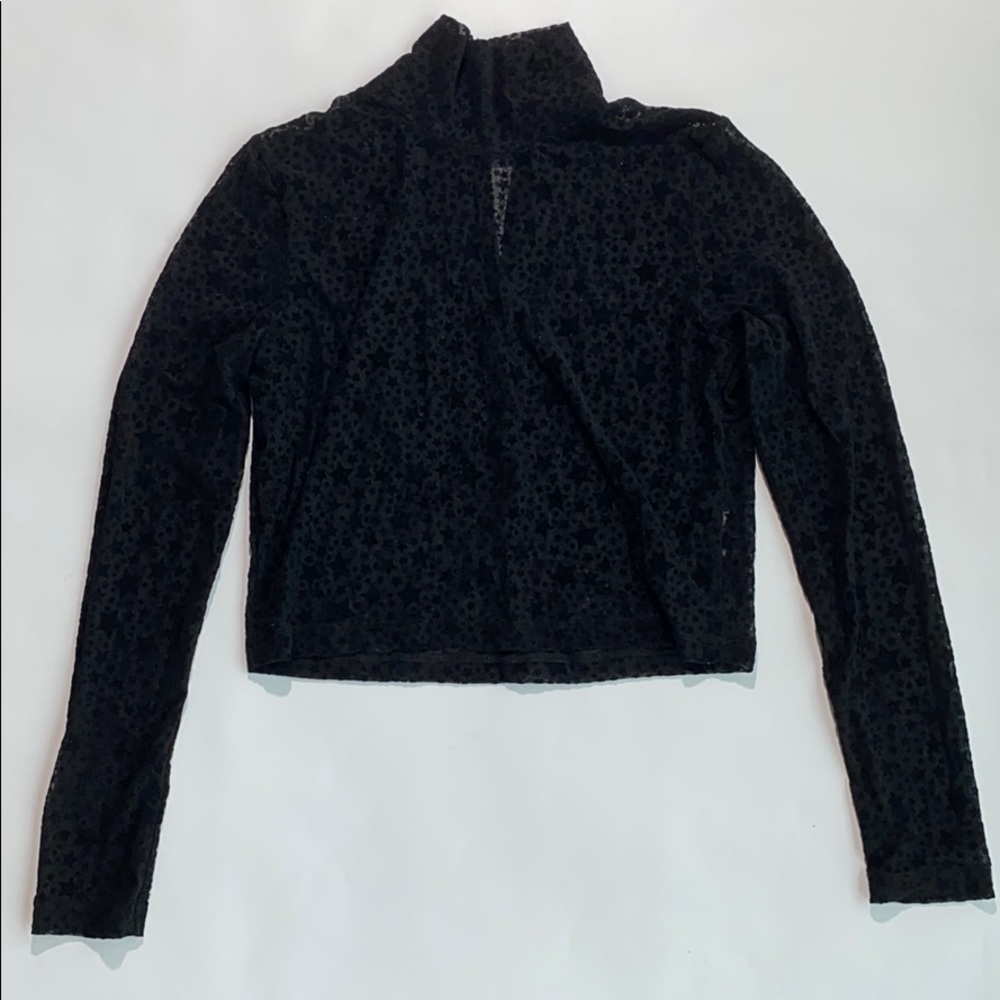 Motel turtle neck crop top size S